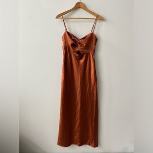 NWT Park and Fifth Aletta Dress in Rust - size S